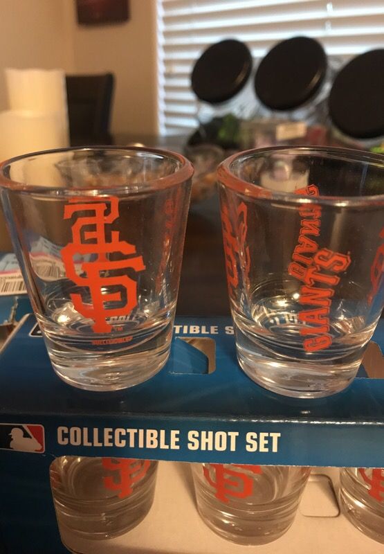 San Francisco Giants shot glasses