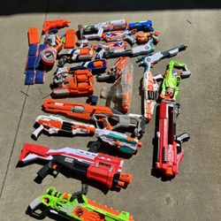 Lot Of Nerf Guns