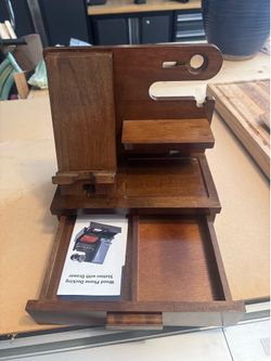 Wooden charging stand