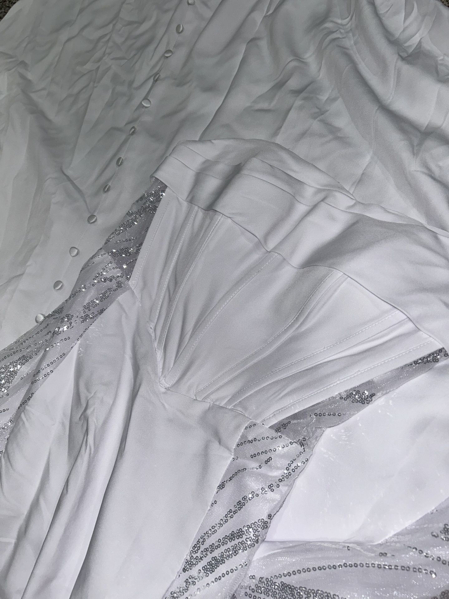 Button Down Wedding dress