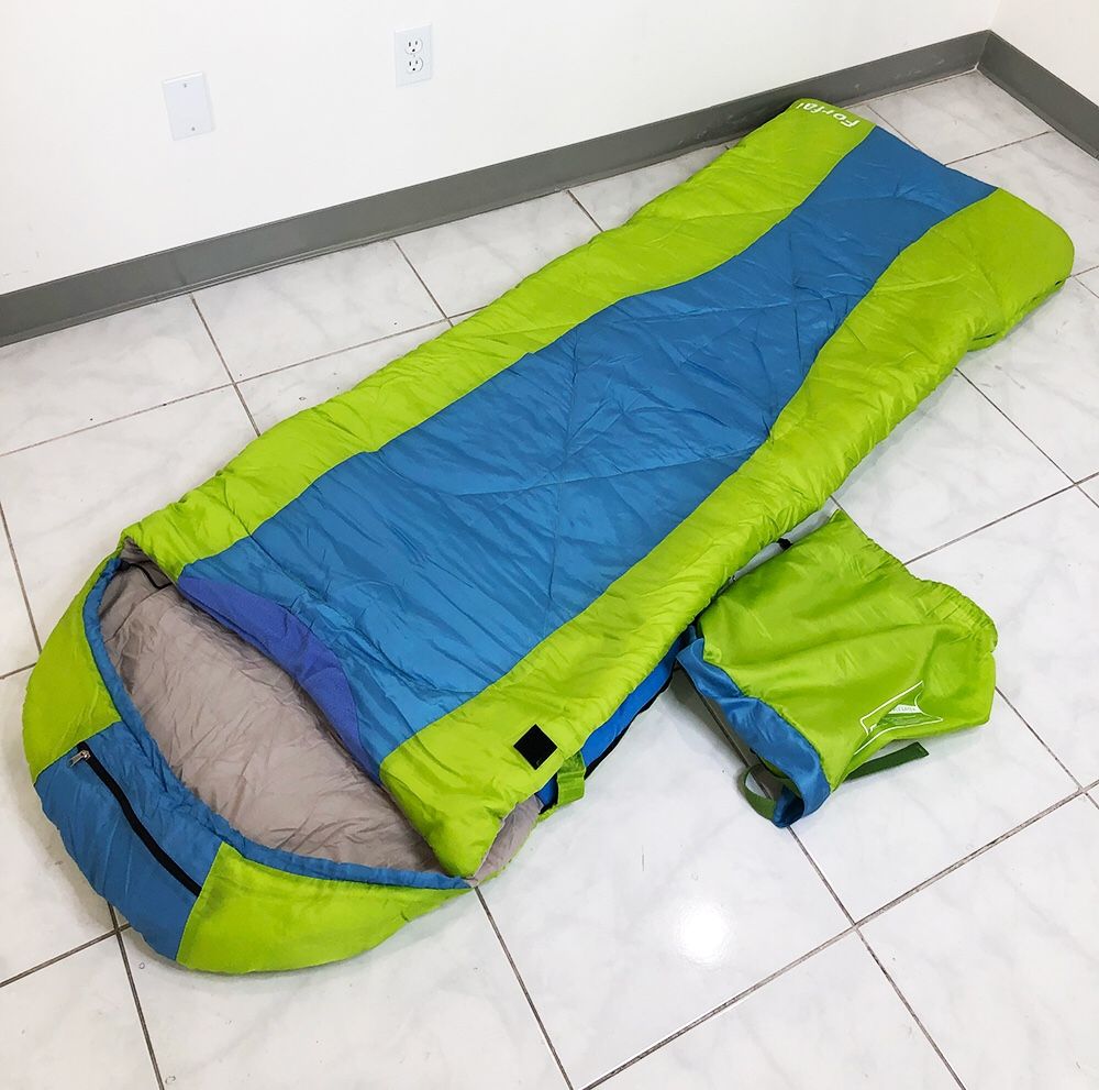 New $15 Camping Sleeping Bag Waterproof Indoor & Outdoor Hiking Lightweight w/ Portable Bag