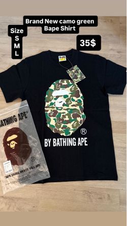 Brand New Green Camo bape shirt