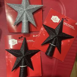 Mini Glitter Tree Topper 