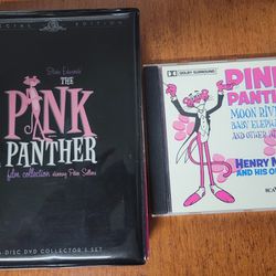 The Pink Panther Film Collection (DVD, 2004, 6-Disc Set) + CD soundtrack