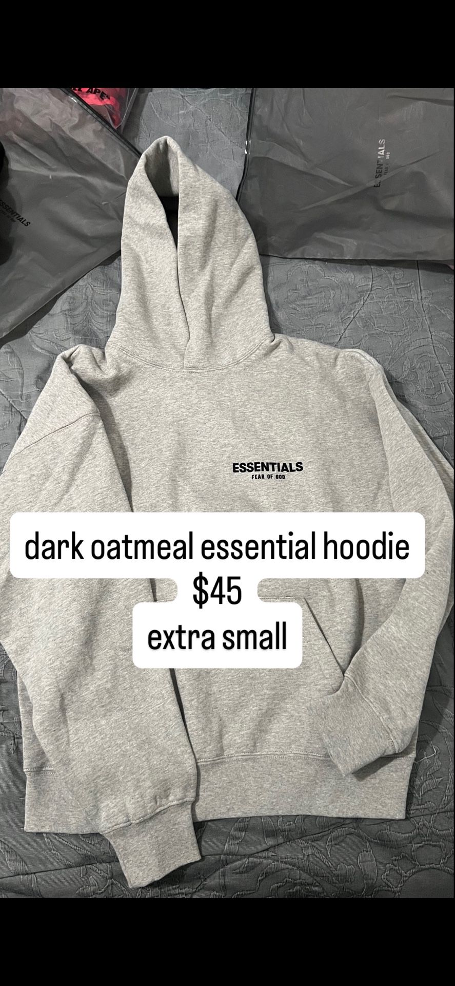 $45 ESSENTIALS HOODIES