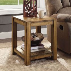 Solid Wood End Side Table - NEE
