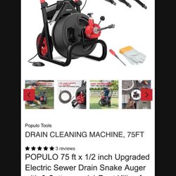 Populo Drain Cleaning Machine