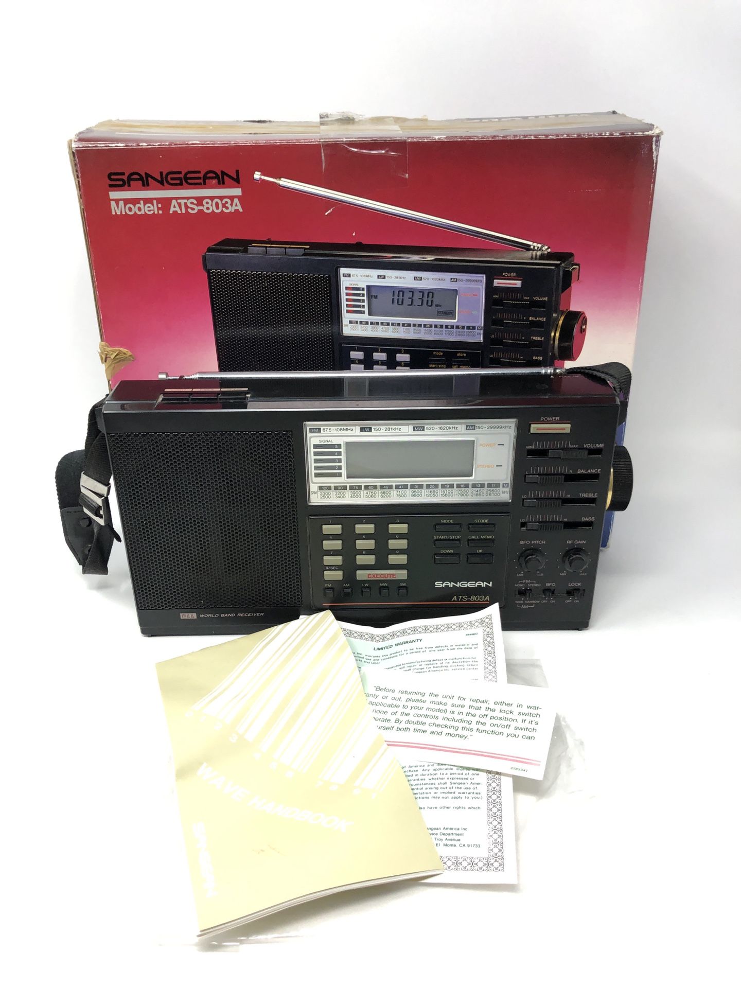 Sangean ATS-803A Shortwave radio world receiver