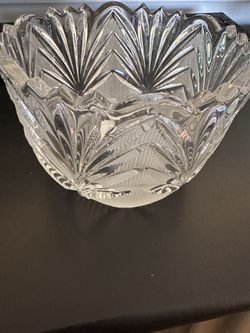 Antique Crystal Candy Dish