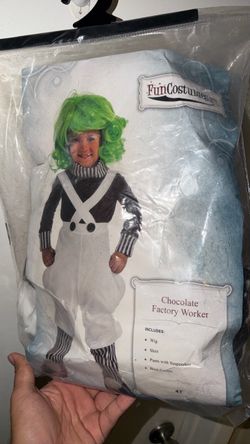 Oompa loompa costume toddler 4T