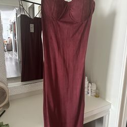 Burgandy Dress