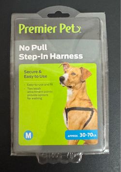 NEW Premier Pet No Pull Step-In Harness Size Mesium 30-70 lbs. 21”-30” Girth $5 each