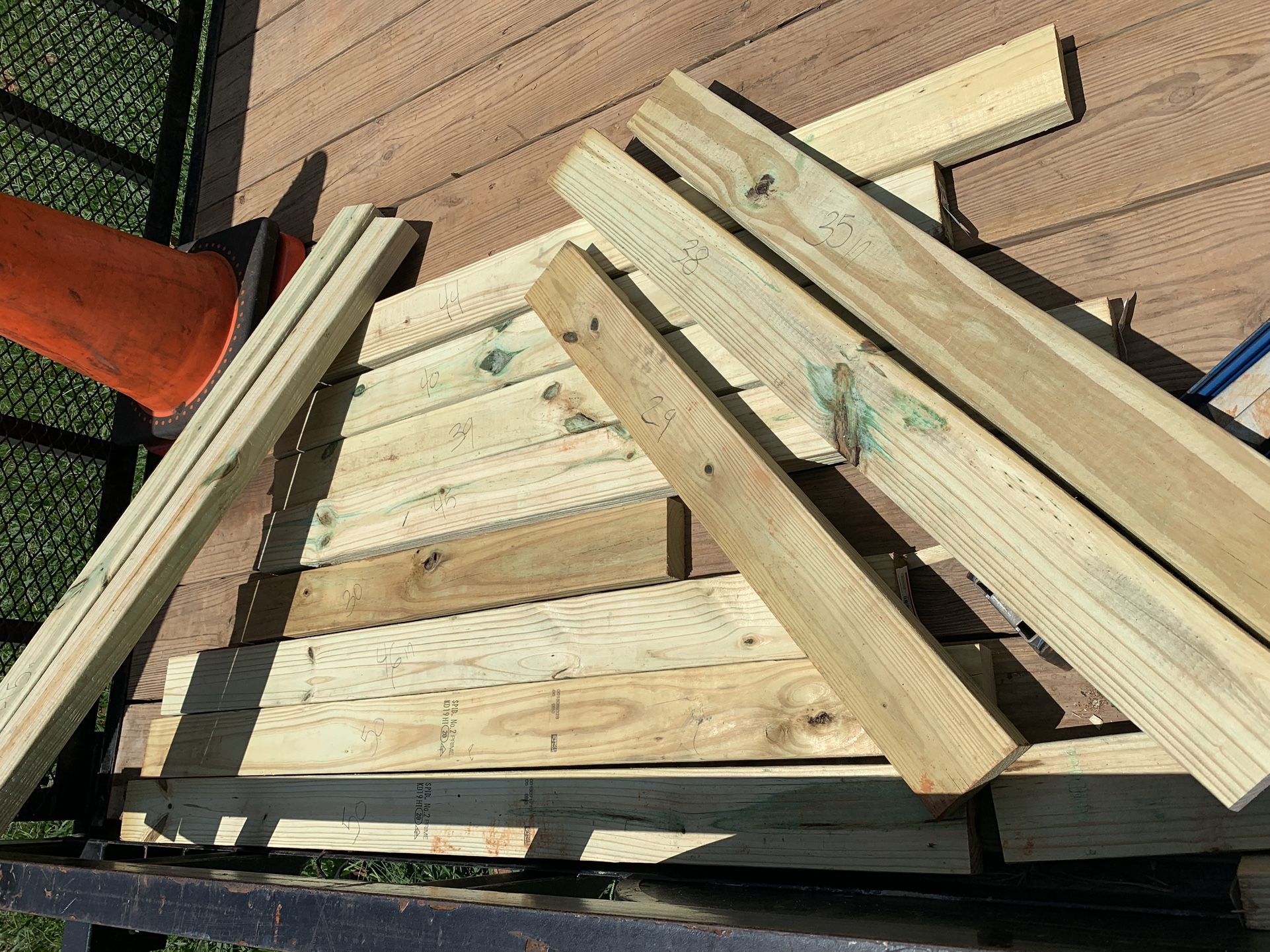 pressure treated 2x4 #2 prime, ~3' or more length piece for Sale in ...