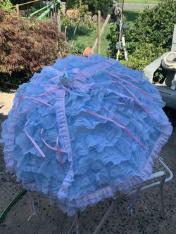 Beautiful babe sower umbrella ☔️ , hand made, use only one time.