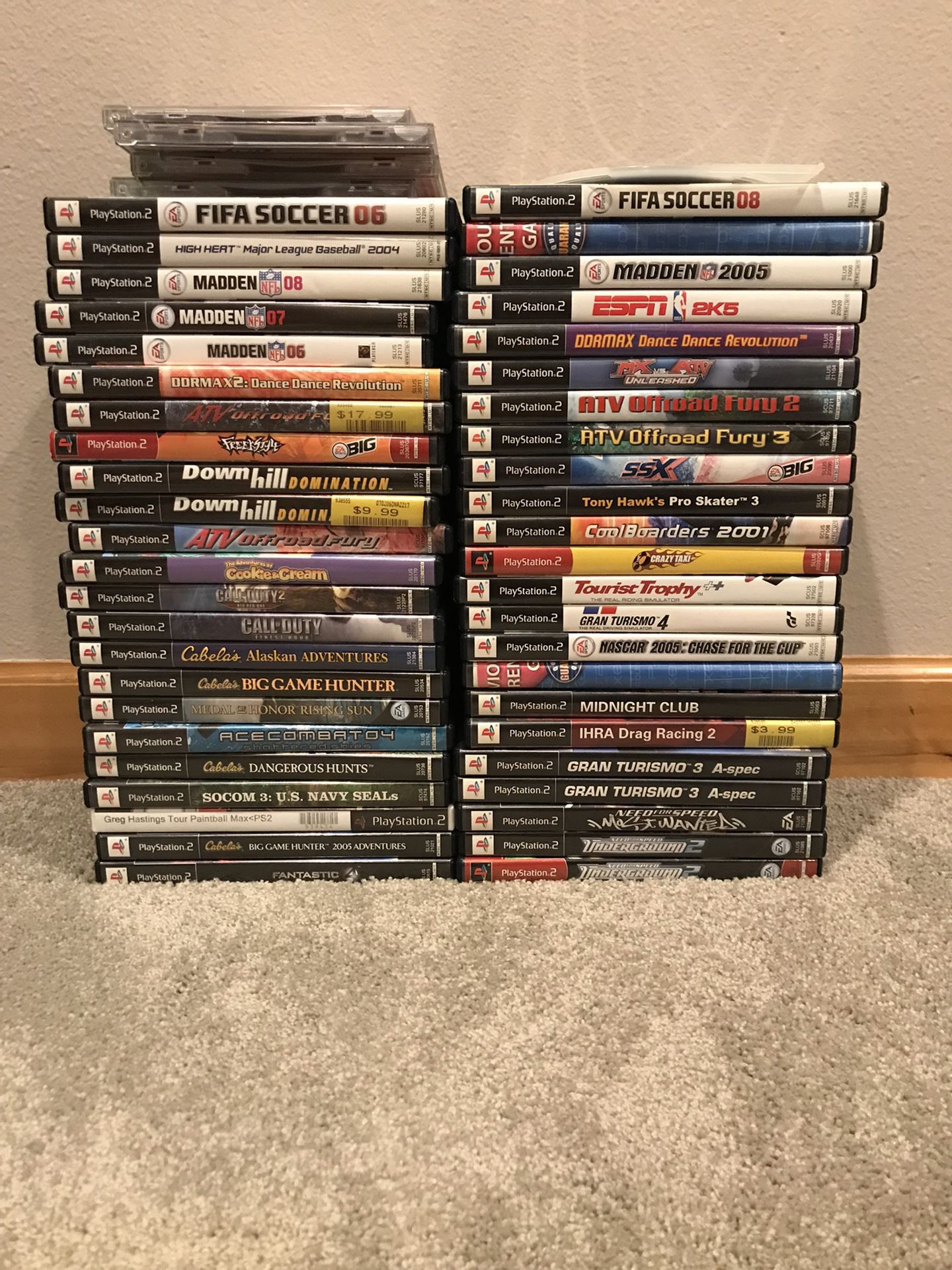 46 PS2 Games