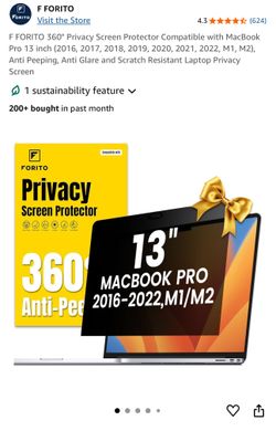 Privacy Screen Protector 13inch Mac Book Pro 