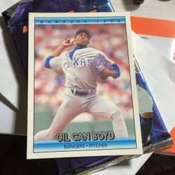 Rangers * Oil Can Boyd Baseball Trading Card For Sale 