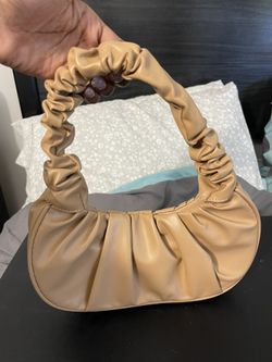 Scrunch Tan Purse 