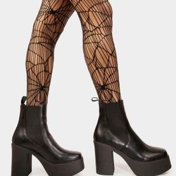 Lamoda Platform Boots Vegan Size 9