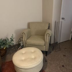 Chair and ottoman