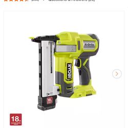 Riobi ONE+ 18V 18-Gauge Cordless AirStrike Narrow Crown Stapler (Tool Only)