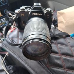 Nikon FG 35mm Camera With 70-300 Lens