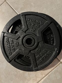 Golds Gym Standard 10 Pound Weight Plates