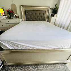 Queen Size Bed Frame, Mattress Not Included 