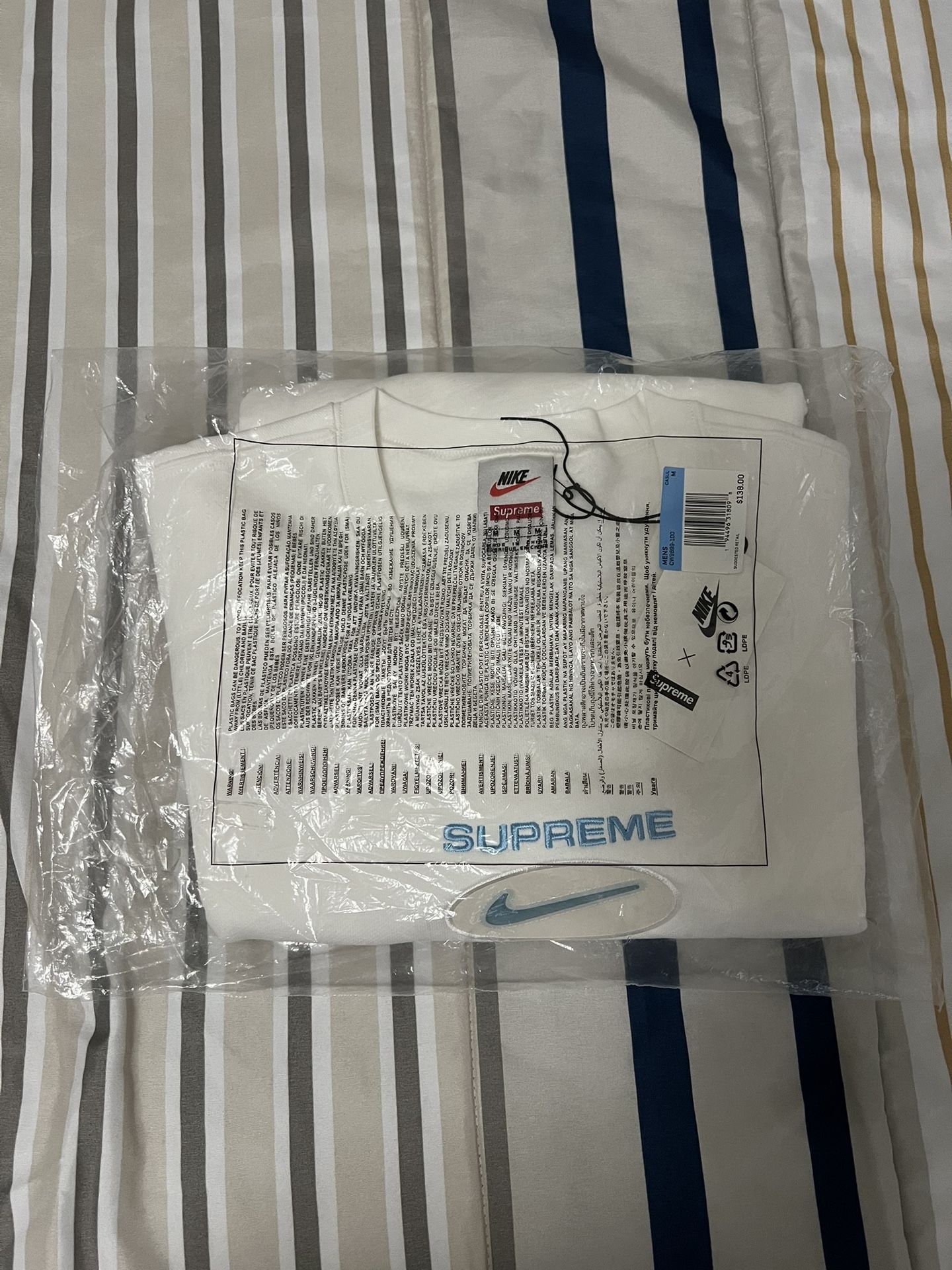 Supreme x Nike Jewel Crewneck - White