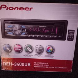 Pioneer Deh-3400ub CD RDS Receiver 