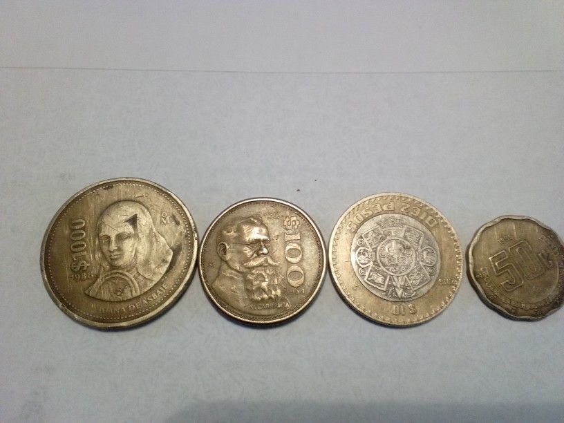 Mexican Coins Good Condition