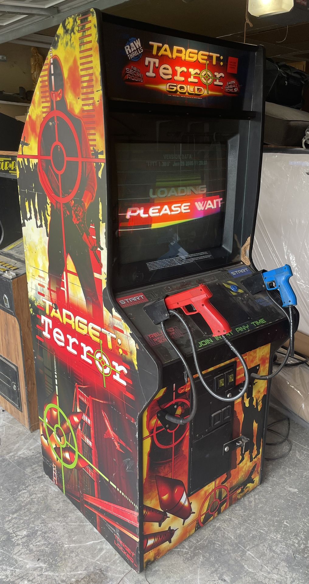 Target Terror Gold Arcade Game