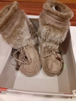 WOMENS FAUX FUR BOOTS