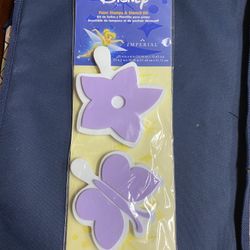 Disney Tinkerbell Paint Stamps and Stencil Kit with Flower & Butterfly 