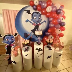 Vampirina party set up