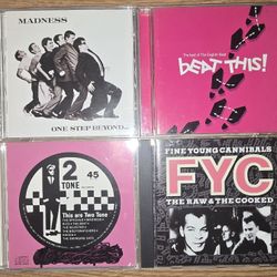 4 CD 80's LOT: This Are Two Tone/English Beat Young Cannibals/Madness SKA