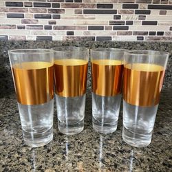 4 Vintage Shot Glasses