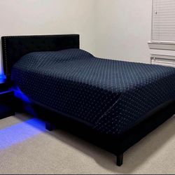 Queen Bed Frame with Box Spring