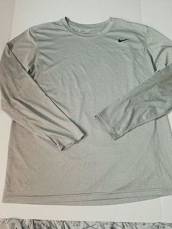 3 Nike Long Sleeve Shirt Gray and jogger pants