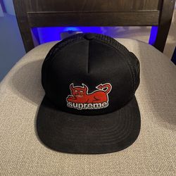 Supreme x Toy Machine 5 Panel Trucker Hat