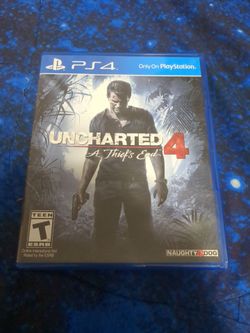 Uncharted 4 disk PS4
