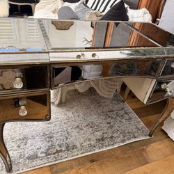 Lovely Mirrored Desk