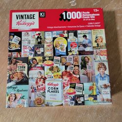 VINTAGE KELLOGG'S PUZZLE ALL THERE SEE DESCRIPTION