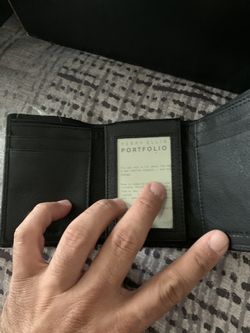 Leather wallet new