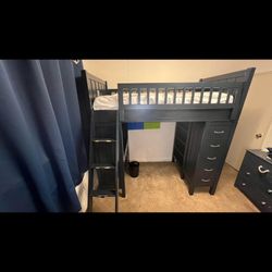 Pottery Barn Camp Bunk Bed Loft System Twin Bed