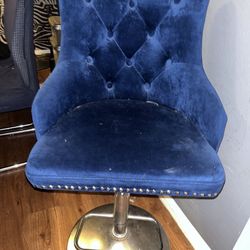 Blue Velvet Chairs 