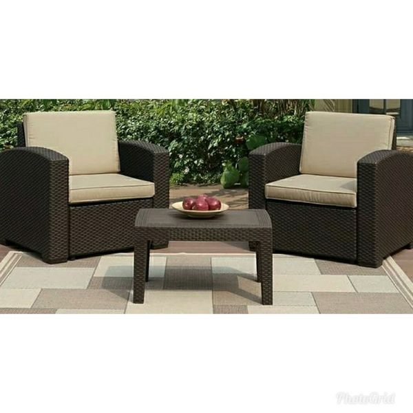 New Patio Furniture Set Tail Table And 2 Arm Chairs New Patio Furniture Set Tail Table And 2 Arm Chairs In Ontario Ca Offerup