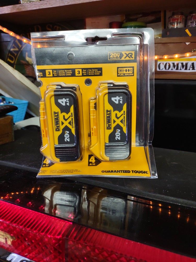 DeWalt 4AH Batteries