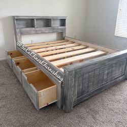 Full Bed And Drawers - No Mattress 