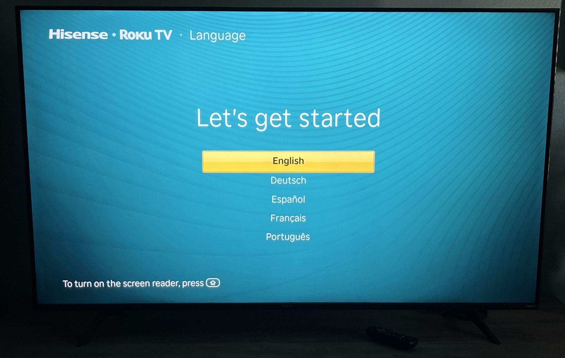 58” Hisense Roku TV Like New